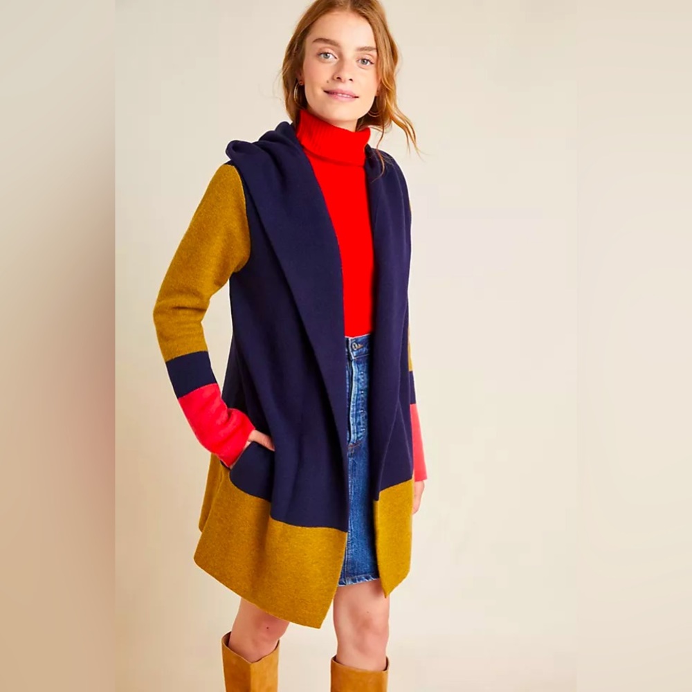 Anthropologie Valerie Sweater Coat XSP